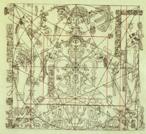 Palenque Tablet of the Foliated Cross - Geometric Structure